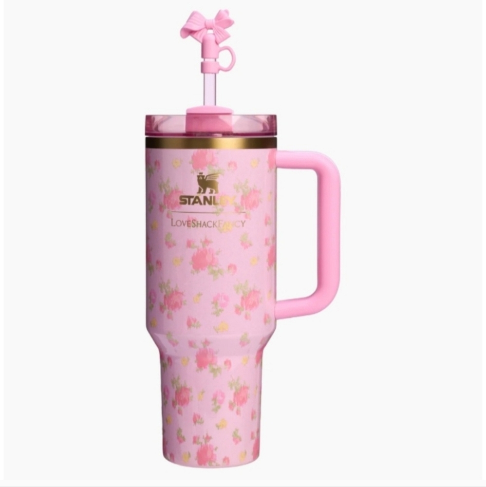 Stanley X LoveShackFancy Ibiza Sunset Quencher H2.0 Flowstate Tumbler 40 oz